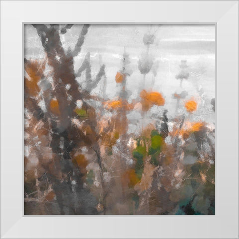 Going In Mixed I White Modern Wood Framed Art Print by Saunders, Alonzo