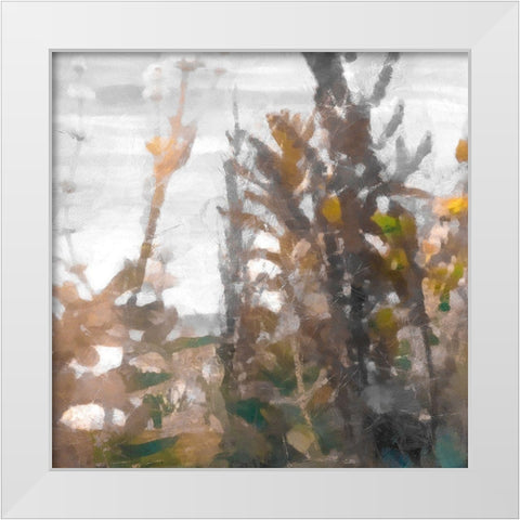 Going In Mixed II White Modern Wood Framed Art Print by Saunders, Alonzo