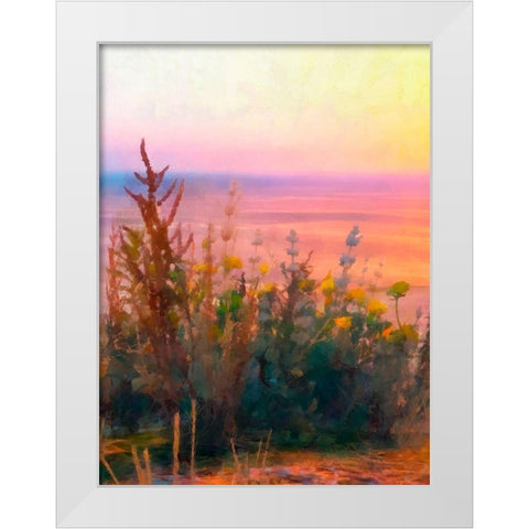 Light of Day II White Modern Wood Framed Art Print by Saunders, Alonzo