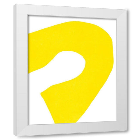 Color Cuts XI White Modern Wood Framed Art Print by Vess, June Erica