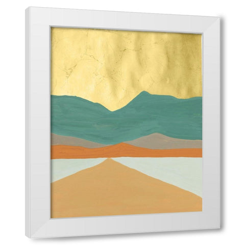 Oxidized Mesa II White Modern Wood Framed Art Print by Lam, Vanna