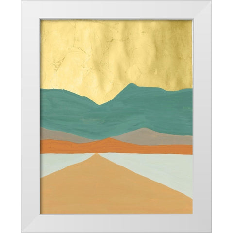 Oxidized Mesa II White Modern Wood Framed Art Print by Lam, Vanna