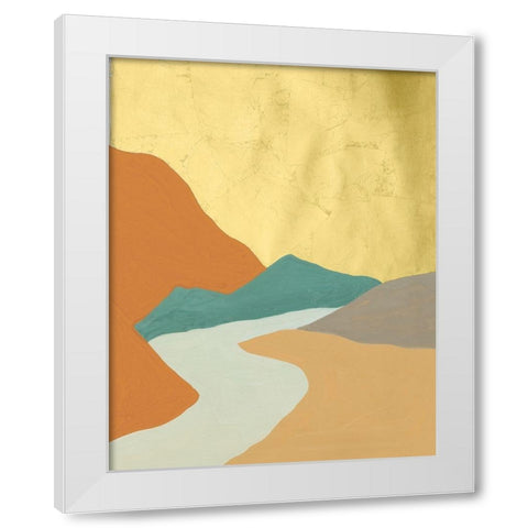 Oxidized Mesa IV White Modern Wood Framed Art Print by Lam, Vanna