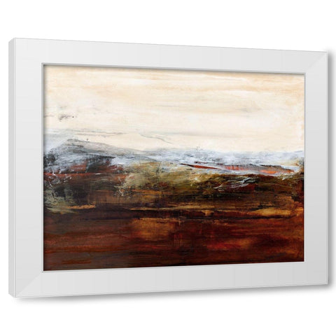 Exploring I White Modern Wood Framed Art Print by Gordon, Sharon