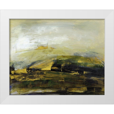 Exploring III White Modern Wood Framed Art Print by Gordon, Sharon