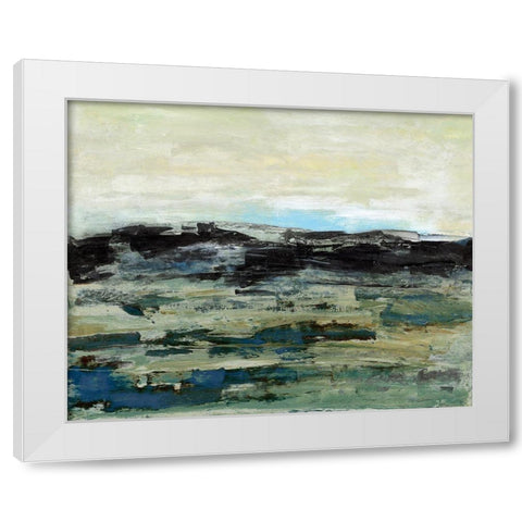 Exploring IV White Modern Wood Framed Art Print by Gordon, Sharon