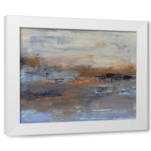 Space to Wander I White Modern Wood Framed Art Print by Gordon, Sharon