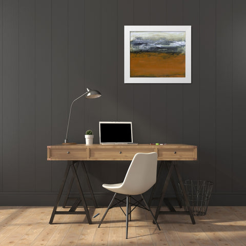 Space to Wander III White Modern Wood Framed Art Print by Gordon, Sharon