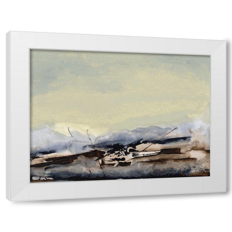 Shanthih II White Modern Wood Framed Art Print by Gordon, Sharon