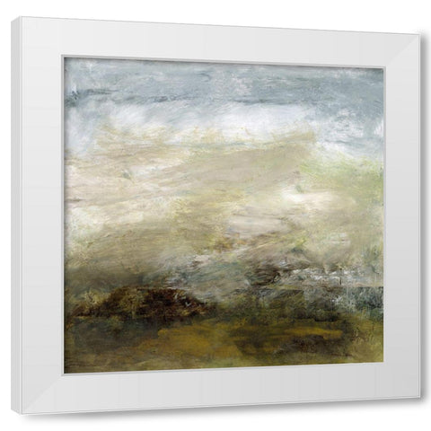 Water Study III White Modern Wood Framed Art Print by Gordon, Sharon