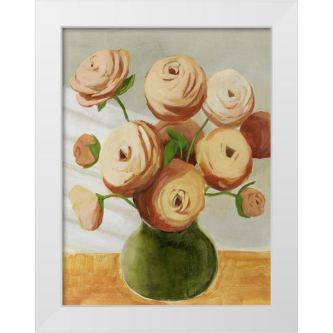 Afternoon Posy II White Modern Wood Framed Art Print by Popp, Grace