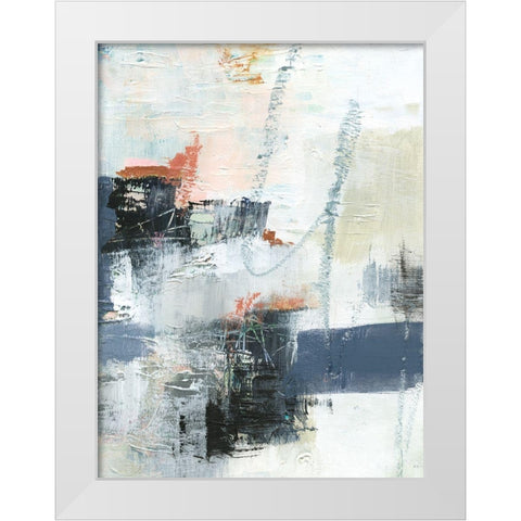 Dunbar III White Modern Wood Framed Art Print by Barnes, Victoria