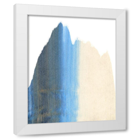 Seismic Slide II White Modern Wood Framed Art Print by Caroline, Emma