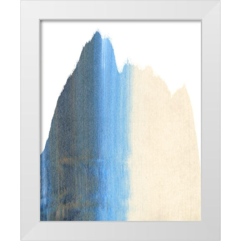 Seismic Slide II White Modern Wood Framed Art Print by Caroline, Emma
