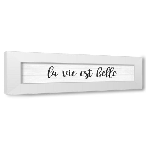 French Typography II White Modern Wood Framed Art Print by Hambly, Anna