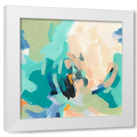 Soft Serve I White Modern Wood Framed Art Print by Vess, June Erica