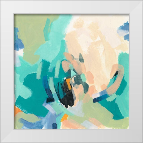 Soft Serve I White Modern Wood Framed Art Print by Vess, June Erica