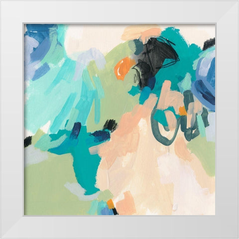 Soft Serve II White Modern Wood Framed Art Print by Vess, June Erica