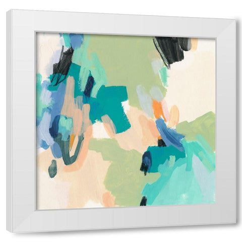 Soft Serve III White Modern Wood Framed Art Print by Vess, June Erica