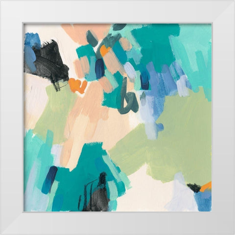 Soft Serve IV White Modern Wood Framed Art Print by Vess, June Erica