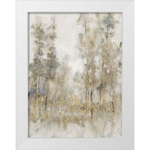 Thicket of Trees II White Modern Wood Framed Art Print by OToole, Tim