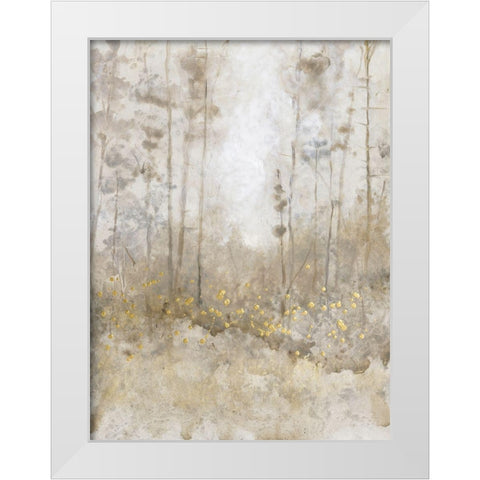 Thicket of Trees IV White Modern Wood Framed Art Print by OToole, Tim