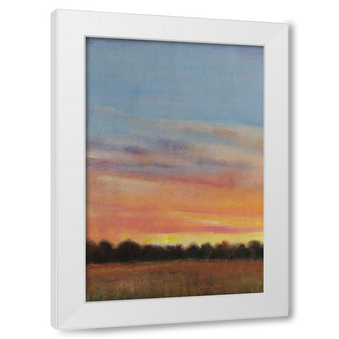 Daylight Fades I White Modern Wood Framed Art Print by OToole, Tim