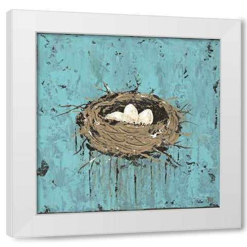 A New Beginning I White Modern Wood Framed Art Print by Reynolds, Jade