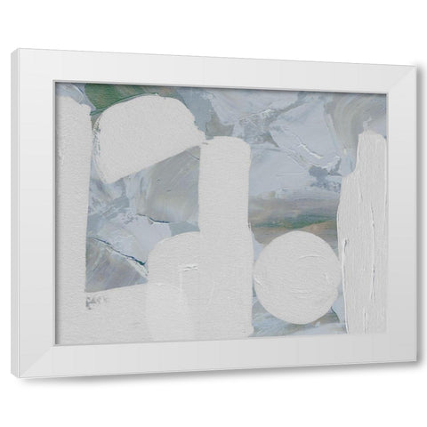 Saltwater Tide III White Modern Wood Framed Art Print by Wang, Melissa