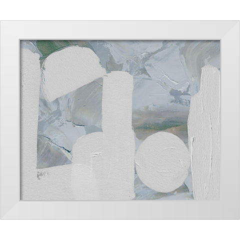 Saltwater Tide III White Modern Wood Framed Art Print by Wang, Melissa