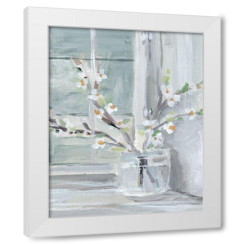 Spring Sunlight II White Modern Wood Framed Art Print by Warren, Annie