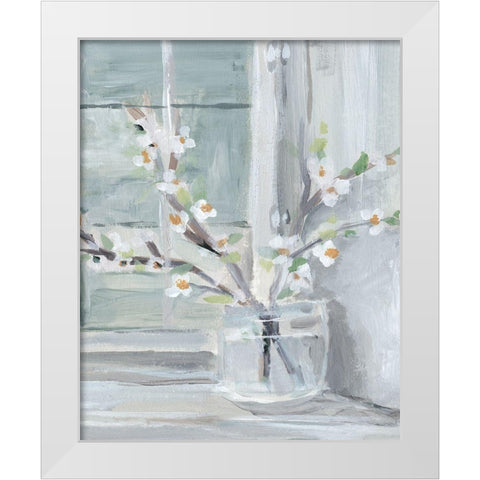 Spring Sunlight II White Modern Wood Framed Art Print by Warren, Annie
