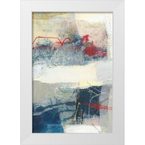 Frazil II White Modern Wood Framed Art Print by Jachimiec, Sue