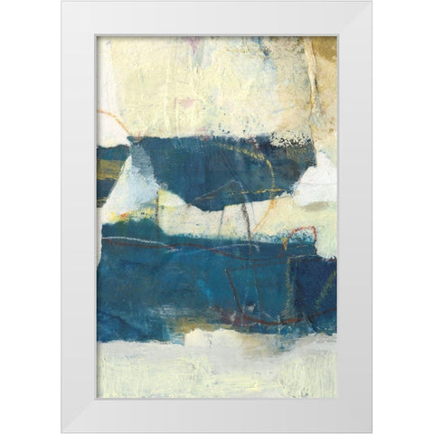 Frazil IV White Modern Wood Framed Art Print by Jachimiec, Sue
