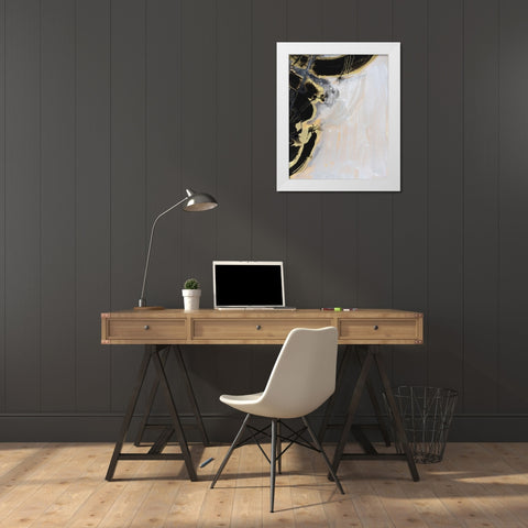 Port of Call II White Modern Wood Framed Art Print by Combs, Joyce