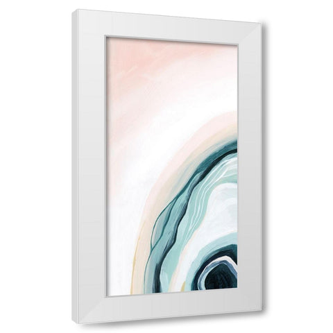 Half Shell I White Modern Wood Framed Art Print by Popp, Grace