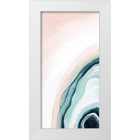 Half Shell I White Modern Wood Framed Art Print by Popp, Grace