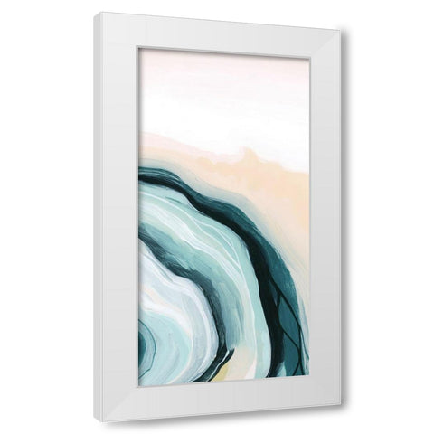 Half Shell II White Modern Wood Framed Art Print by Popp, Grace