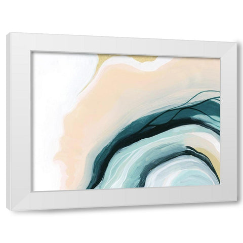 Half Shell III White Modern Wood Framed Art Print by Popp, Grace