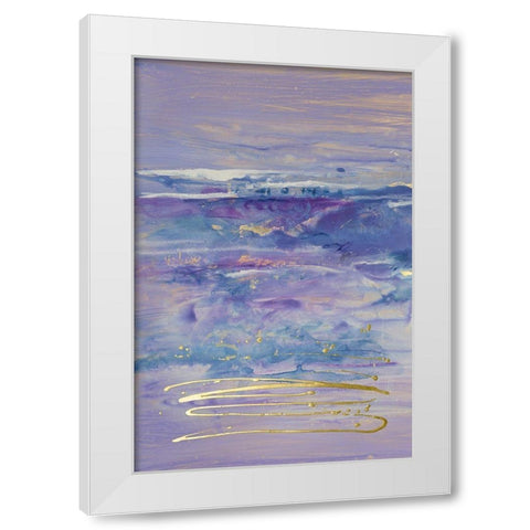 Canyon and Hill I White Modern Wood Framed Art Print by Combs, Joyce