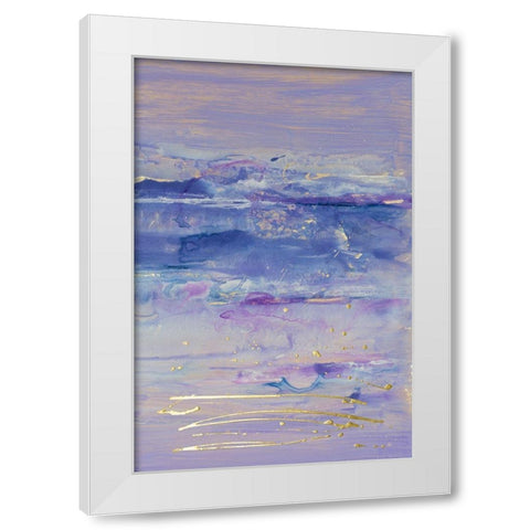 Canyon and Hill II White Modern Wood Framed Art Print by Combs, Joyce