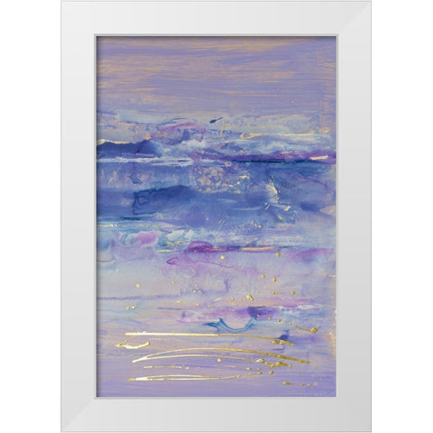 Canyon and Hill II White Modern Wood Framed Art Print by Combs, Joyce