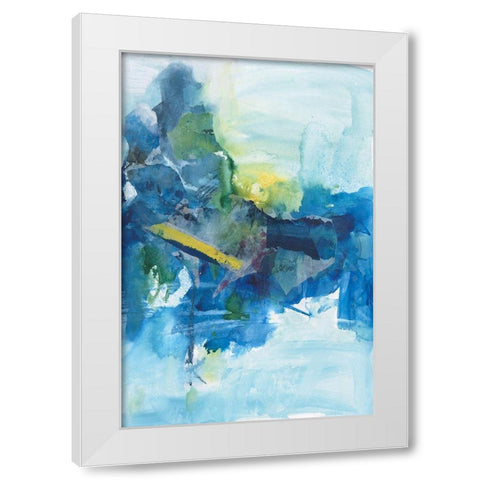 Skyward Bound II White Modern Wood Framed Art Print by Combs, Joyce