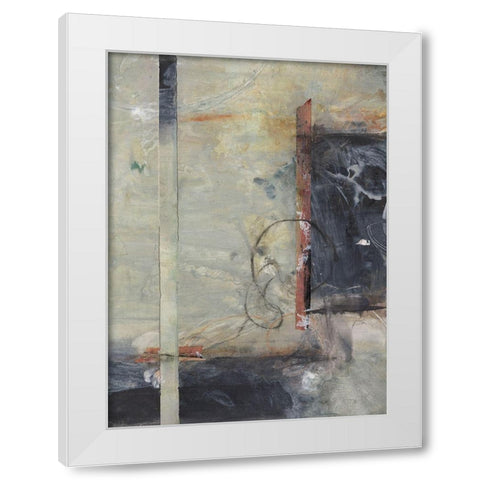 Rising Together I White Modern Wood Framed Art Print by Combs, Joyce