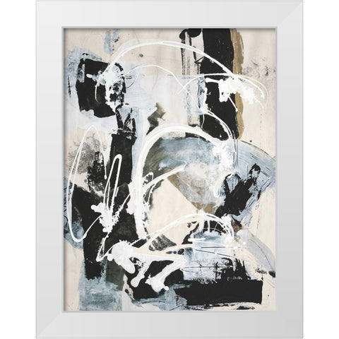 Natures Winterland I White Modern Wood Framed Art Print by Combs, Joyce