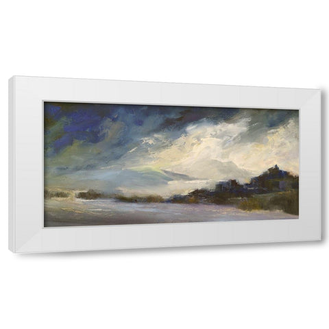 Seaside Sanctuary White Modern Wood Framed Art Print by Finch, Sheila