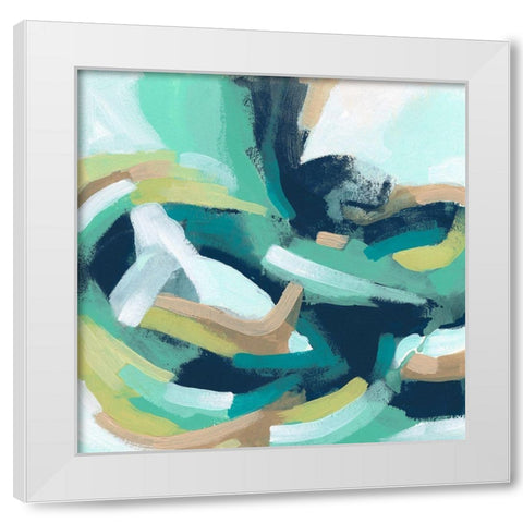 Mint Synergy IV White Modern Wood Framed Art Print by Vess, June Erica