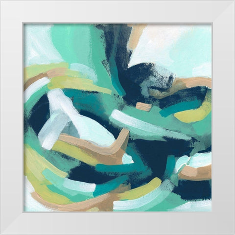 Mint Synergy IV White Modern Wood Framed Art Print by Vess, June Erica