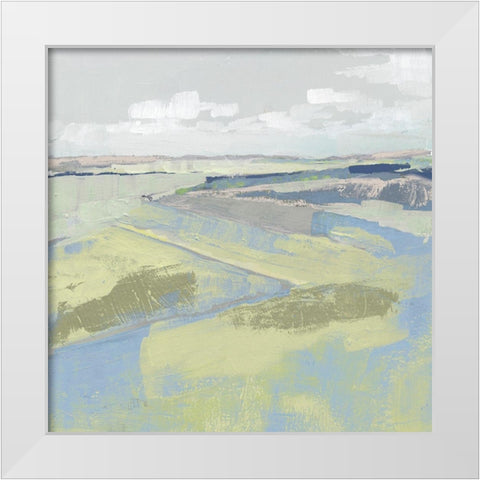 Pastel Prairie II White Modern Wood Framed Art Print by Parker, Jennifer Paxton