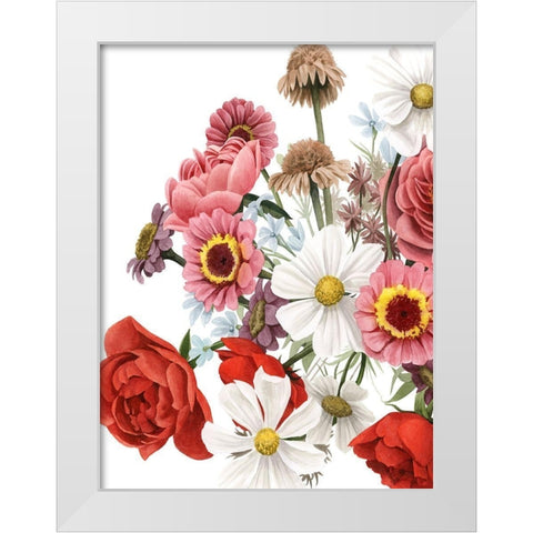Modern Arrangement II White Modern Wood Framed Art Print by Popp, Grace